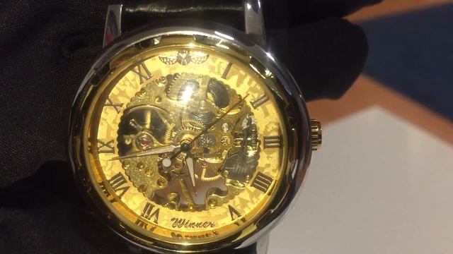 Часы мужские Виннер Скелетон смотреть онлайн