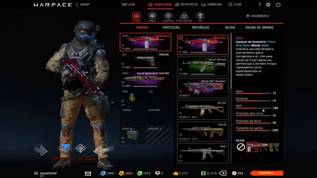 #Warface 🌐 - PEGUEI A M249 PARA DA PROMOÇÃO + TANTO BLADE!! смотреть онлайн