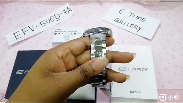 Casio Edifice EFV-500D-7A | UNBOXING ❤️ смотреть онлайн