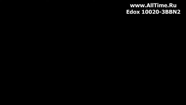 Мужские наручные швейцарские часы Edox 10020-3BBN2 смотреть онлайн