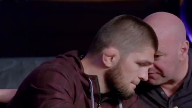 Чем закончилась встреча Хамзата и Хабиба Нурмагомедова за кулисами / Скандальное взвешивание Чимаев смотреть онлайн