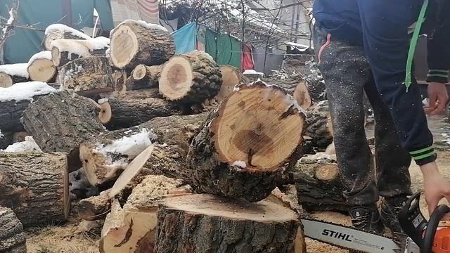 Drujba Stihl MS271 taie lemne de foc #stihl смотреть онлайн