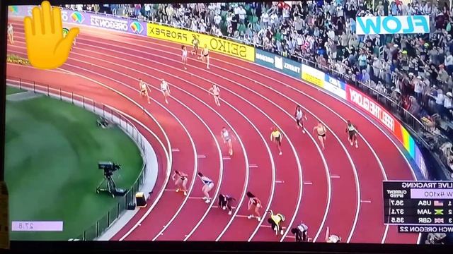 TT Terry Anchored the US 4X100m team to victory at the world athletic Championship 2022 смотреть онлайн