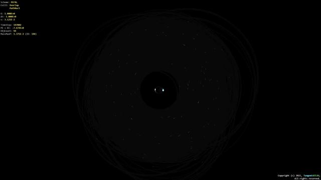 2D N-Body Newtonian Gravity Simulation смотреть онлайн