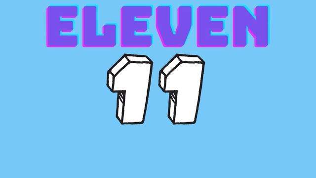 Учимся считать по-английски от 1 до 20.Numbers From 1 To 20 In English.