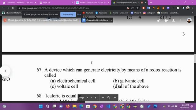 B Sc CSIT Model Question Entrance Examination 2079 New Question смотреть онлайн