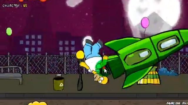 Игра Пни гомера! смотреть онлайн