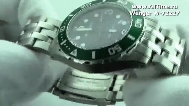Мужские наручные швейцарские часы Wenger W-72227 смотреть онлайн