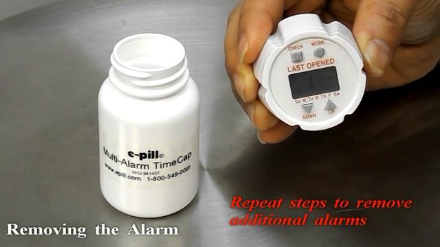 Delete (remove) an alarm on your e-pill Alarm Timer e-pill Multi-Alarm TimeCap.mov смотреть онлайн