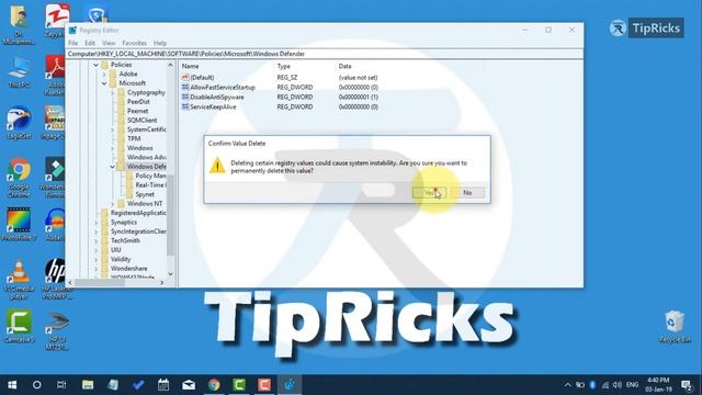 How to Enable Windows Defender in Windows 10 | TipRicks смотреть онлайн