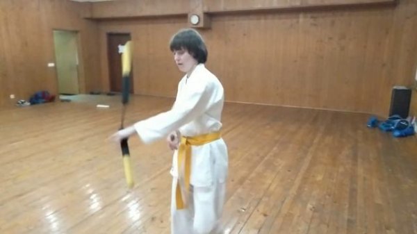 Владение нунчаку. Яковлева Оксана