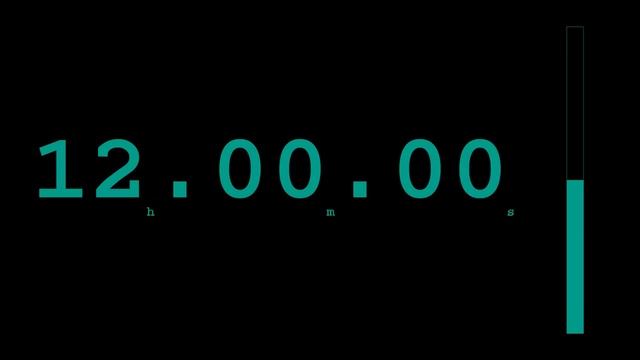 Silent 24 Hours Countdown Timer