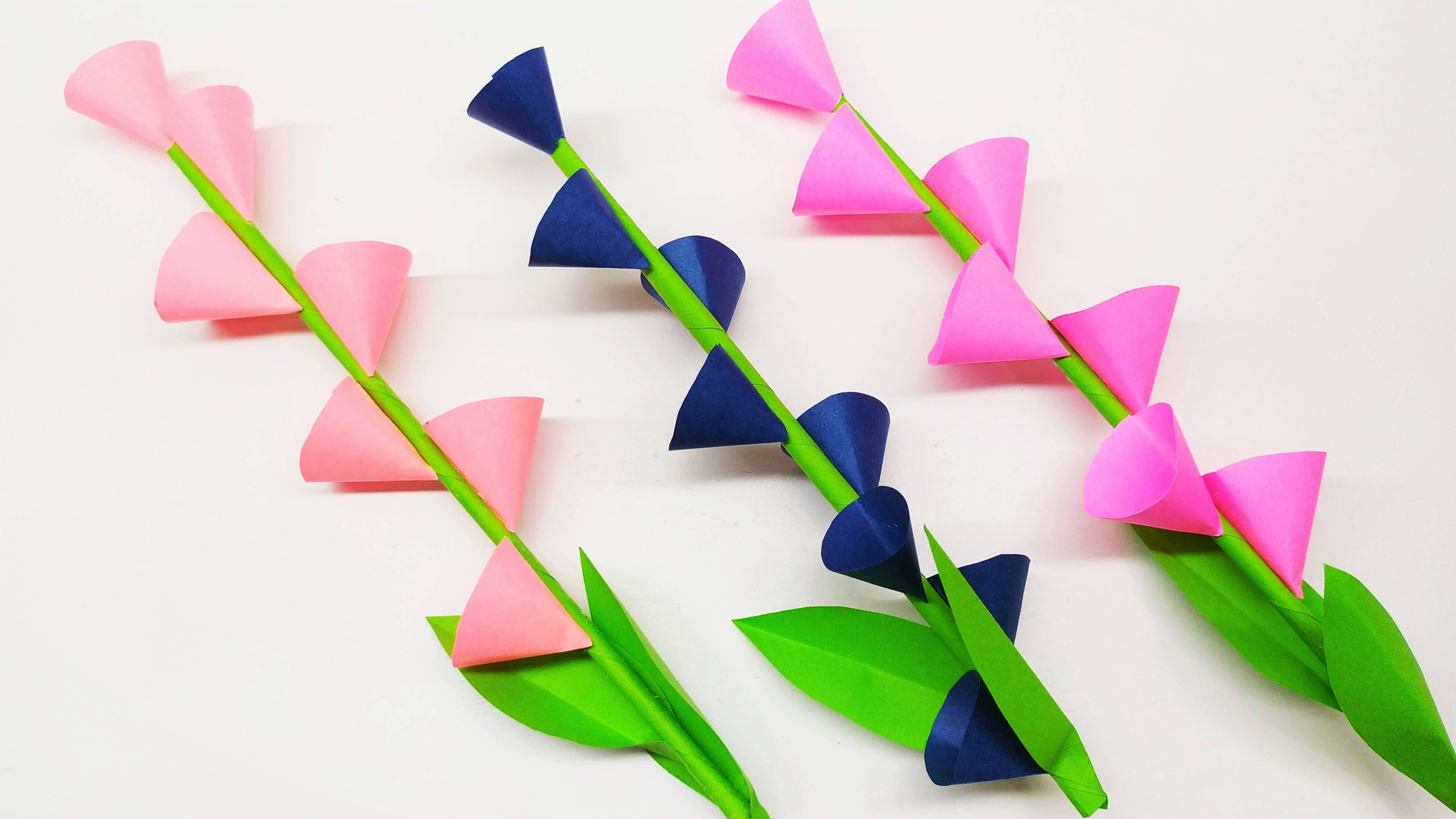 ЦВЕТЫ ИЗ БУМАГИ.  ЛЕГКО И ПРОСТО