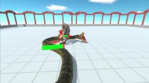 Giant Strong Reskinned Green Anaconda Vs Every Unit ARBS |Animal Revolt Battle Simulator