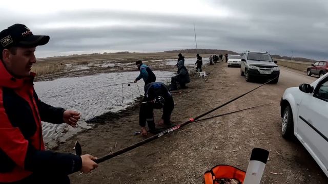 В этой ЛУЖЕ ловят ВСЕ!!! КАРАСЬ весной 2024. Рыбалка на ПОПЛАВОК В КАМЫШЕ У ДОРОГИ. Попали на ЖОР!!! смотреть онлайн