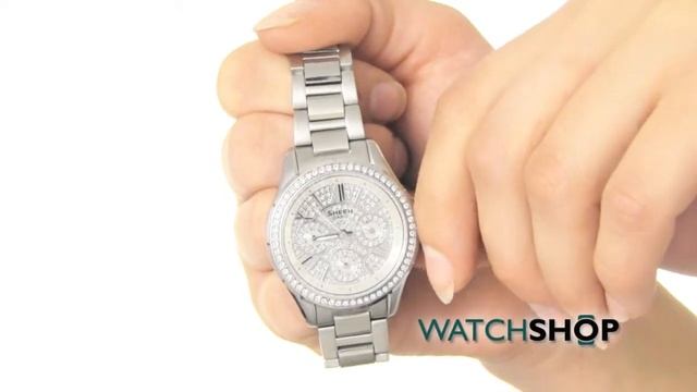 Casio Ladies' Sheen Watch (SHE-3504D-7AUDR) смотреть онлайн