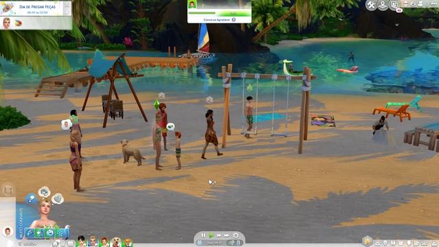 DIA DE PRAIA EP37 | The Sims 4 | Da Lama a Fama смотреть онлайн