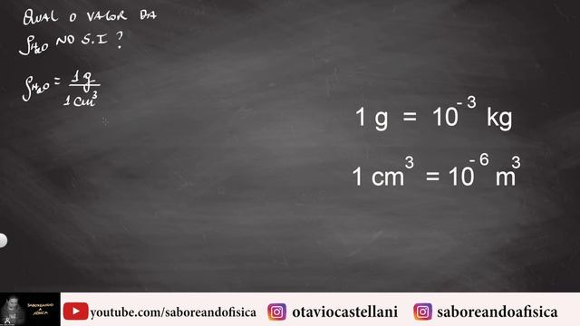Densidade ou Massa Específica? Como converter g/cm^3 para kg/m^3 | HIDROSTÁTICA смотреть онлайн