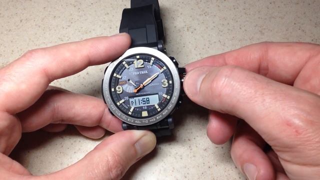 Casio Pro Trek (PRG-600) | Set the Alarm(s) смотреть онлайн