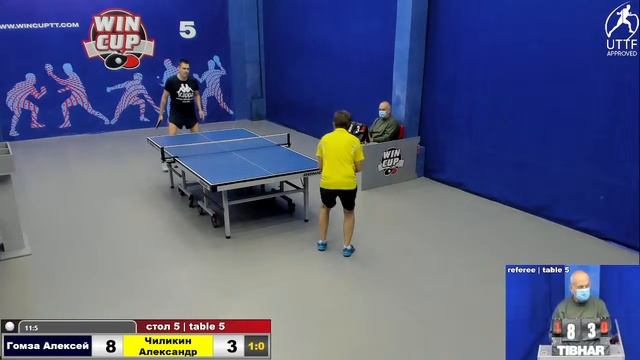 18:30 Гомза Алексей 3-0 Чиликин Александр cтол 5 ЮГ-3 07.11.21 смотреть онлайн