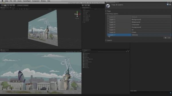 Sorting Layers - Official Unity Tutorial