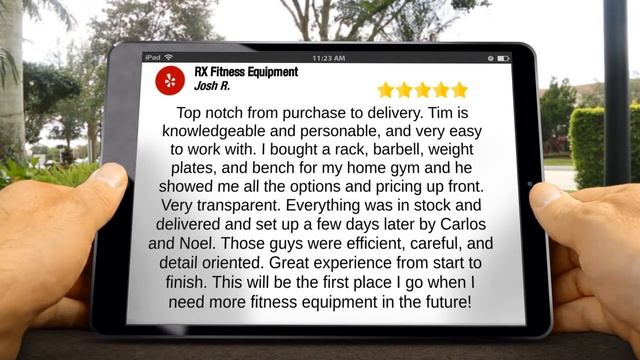 RX Fitness Equipment - Thousand Oaks - Ventura – Superb 5 Star Review by Josh R. смотреть онлайн