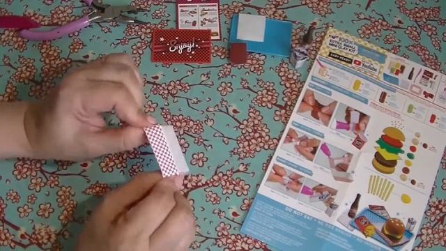 CRAFT KIT #1! Miniature Cheeseburger Fashion Angels Unboxing DIY Review смотреть онлайн