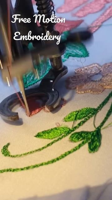 Free motion machine embroidery #freemotio nembroidery #threadpainting #janomeblue12 смотреть онлайн