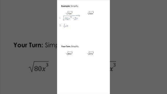 Simplifying Radicals - MathRight - High School Algebra смотреть онлайн