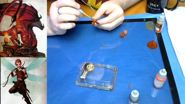 Painting With Kalvykalv: Pseudodragon's & Sprites! смотреть онлайн