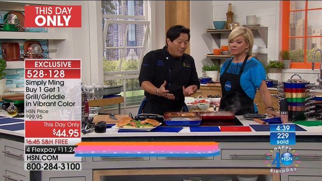 Simply Ming Buy 1 Get 1 Grill/Griddle in Vibrant Color смотреть онлайн