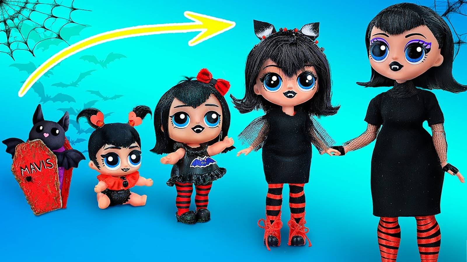 Мейвис растёт! 11 идей для кукол ЛОЛ смотреть онлайн