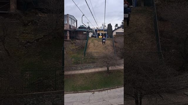 Канатная дорога, Нальчик ,март 2024.Возвращение обратно на место. смотреть онлайн