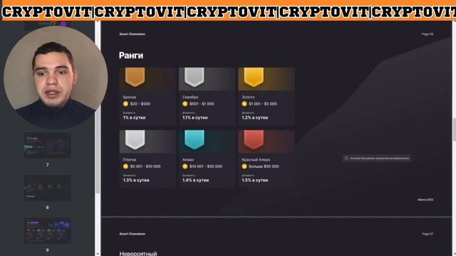 Smart Chameleon - ГЕМ 2023 ГОДА | 1.5% в сутки | Обзор проект смотреть онлайн
