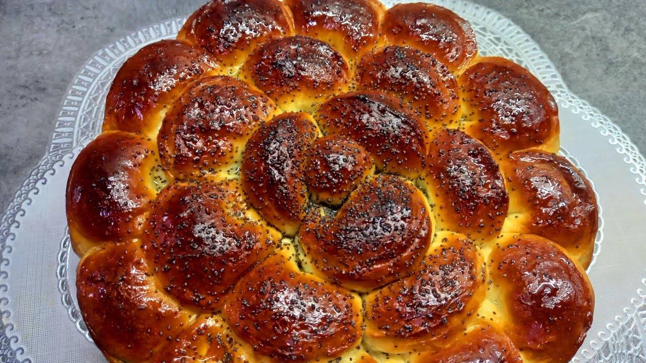 Этот пирог УКРАСИТ любой ПРАЗДНИК. "Хризантема с маком" смотреть онлайн