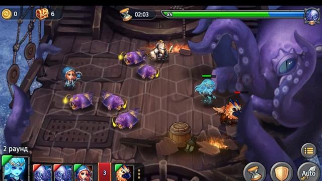 Heroes Tactics Режим Супер босс смотреть онлайн