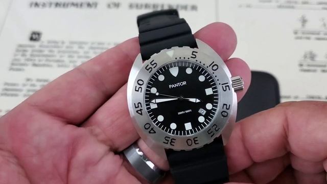 PANTOR Nautalis-200m Quartz Diver смотреть онлайн
