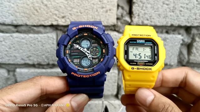 G-SHOCK ORIGINAL : GA-140-6A VS DW-5600REC-9 смотреть онлайн