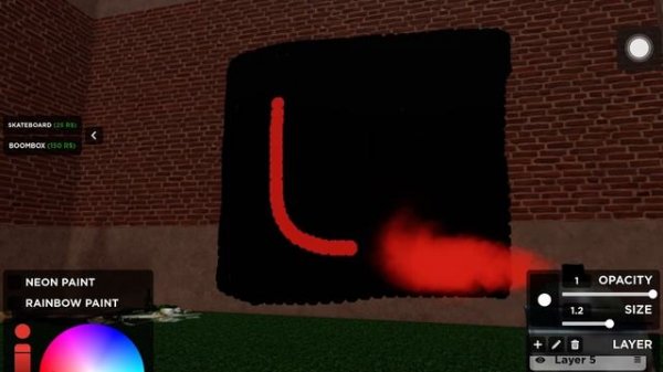 (Neon)Spray Paint in Aurora’s Private Server