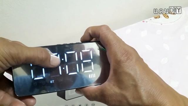 นาฬิกาดิจิตอล+ ลำโพง bluetooth เปลี่ยนเวลา + นาฬิกาปลุก смотреть онлайн