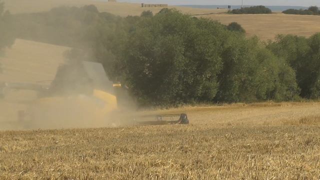 Jetzt geht's Highlights von der Weizenernte im Dreifachpack mit New Holland CR 9080 2 смотреть онлайн