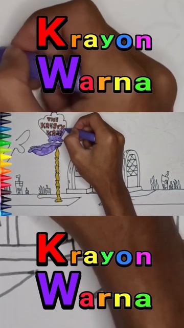 menggambar dan mewarnai Krusty krab смотреть онлайн