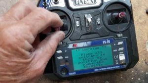 How to fix flysky FS-i6 warning sound staying on