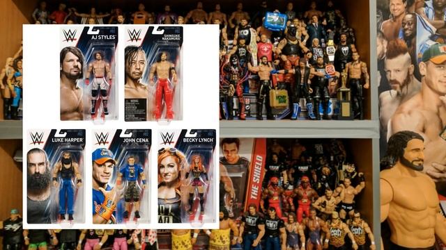 NEW WWE MATTEL FIGURE IMAGES - BASIC 81, 82 & FAN PACKS!!! смотреть онлайн