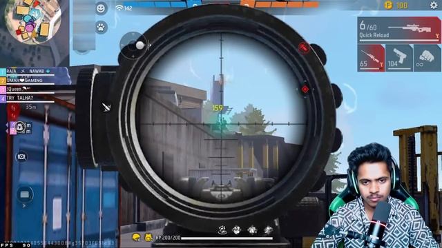CUTE V BADGE GRIL STREAMER VS KAAL YT ON CS RANKED😱 1 VS 4 👿 GARENA FREE FIRE смотреть онлайн