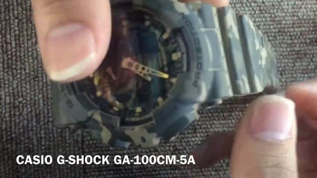 CASIO G-SHOCK GA-100CM-5A смотреть онлайн