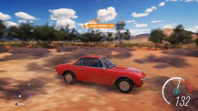 1968 Lancia Fulvia Coupe Rallye 1.6 HF - Speed Jump Crash Test - Forza Horizon 3 - 1440p 60fps смотреть онлайн