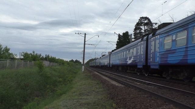 Электропоезд ЭД4М-0405 РЭКС сообщением Монино - Москва смотреть онлайн