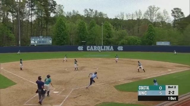 UNC Softball: Tar Heels Race Past Chanticleers 9-0 смотреть онлайн