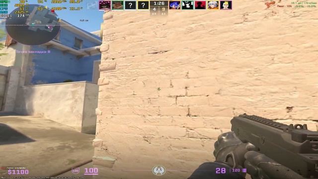 Counter-Strike 2 : ON RX 7600 + i3 10100f смотреть онлайн